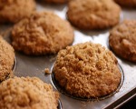 Banana Crumb Muffins with Cranberries