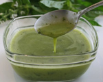 Basil, Honey and Lemon Dressing