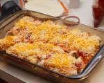 Spicy beef and bean enchiladas