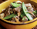 Beef Stir-Fry with Shiitake Mushrooms and Snow Peas