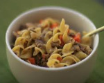 Baked Beef Stroganoff with Carrots