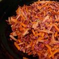 Fresh Beet and Carrot Slaw 