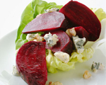 Lettuce and Beet Salad with Sour Cream Dressing