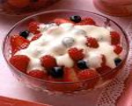 Berries In Custard Sauce