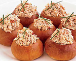 Bite-Sized Brioche Crabmeat Rolls