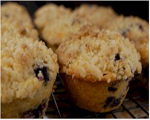 Black and Blueberry Muffins