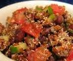Avocado, Red Pepper, & Black Bean Quinoa 