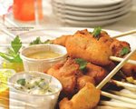 Blue Cheese Corn Dogs