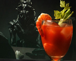 Bloody Mary with Pickled Shrimp
