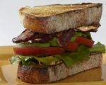 BLT with Avocado and Pink Chili Mayo
