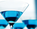 Blue Curaçao Martini