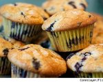 Peachy Blueberry Muffins