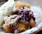 Blueberry Peach Cobbler