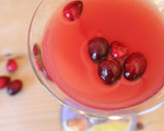 Bourbon and Fresh Cranberry Juice Cocktail