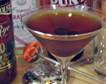 Brown Manhattan Cocktail