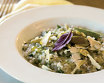 Brown Rice Pilaf with Green Olives and Lemon