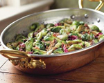 Brussels Sprouts with Radicchio & Pancetta