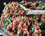 Bulgur Salad with Lightly Roasted Vegetables