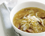 Cabbage, Kielbasa and Rice Soup