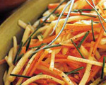 Carrot and Turnip Salad with Lemon-Honey Glaze