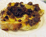 Cheese and Sausage Strata