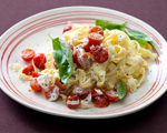 Cherry Tomato and Goat Cheese Pasta