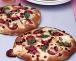 Cherry Tomato and Pancetta Pizza 