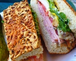 Chicken Cordon Bagel Melt 