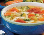 Leftover Chicken and Vegetable Soup