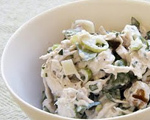 Chicken Salad with Arugula and Toasted Walnuts