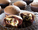 Chocolate Cheesecake Muffins