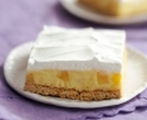 Cool and creamy pineapple squares