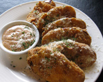 Cornmeal and Parmesan Crusted Eggplant