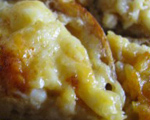 Crabmeat English Muffin Triangles