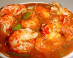 Crayfish Tails in Tomato Sauce