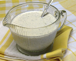Creamy and Thick Buttermilk and Garlic Salad Dressing