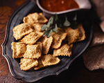 Crispy Baked Ravioli Bites