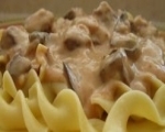 Crock pot beef stroganoff