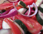 Cucumber, Tomato and Red Onion Salad