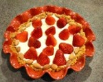 Sweet strawberry tart