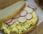 Egg Salad with Radishes