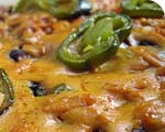 Black bean and corn enchilada casserole