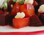 Feta, Baby Green and Roasted Beet Salad  