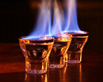 Flaming Dr Pepper Shot