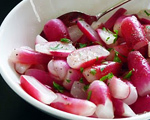 French Breakfast Radish Salad