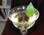 Fresh Basil, Lillet Blanc and Gin Cocktail