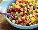 Fresh Corn and Olive Relish