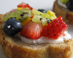 Fresh Fruit Bruschetta