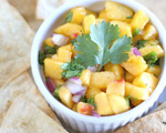 Fresh Peach and Jalapeno Salsa