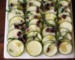 Fresh Zucchini and Olive Salad